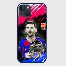 Чехол для iPhone 13 с принтом ЛИОНЕЛЬ МЕССИ   БАРСЕЛОНА в Кировске,  |  | argentina | barcelona | football | lionel andrs messi | sport | uefa | аргентина | барселона | лионель месси | спорт | уефа. | футбол