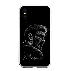 Чехол для iPhone XS Max матовый с принтом ЛИОНЕЛЬ МЕССИ / LIONEL MESSI в Кировске, Силикон | Область печати: задняя сторона чехла, без боковых панелей | argentina | barcelona | football | lionel andrs messi | sport | uefa | аргентина | барселона | лионель месси | спорт | уефа. | футбол