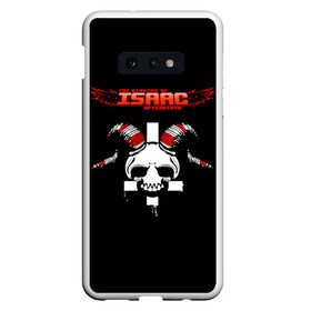 Чехол для Samsung S10E с принтом The Binding of Isaac, Skull  в Кировске, Силикон | Область печати: задняя сторона чехла, без боковых панелей | skull | the binding of isaac | айзек | аркады | жертвоприношение айзека | жертвоприношение исаака | исаак | крест | логотипы игр | монстры | персонажи игр | череп