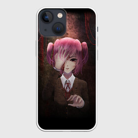 Чехол для iPhone 13 mini с принтом Нацуки (Natsuki) в Кировске,  |  | anime | doki doki literature club | monika | natsuki | sayori | yuri | аниме | доки доки | доки доки литературный клуб | моника | нацуки | саёри | юри