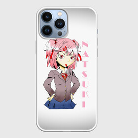 Чехол для iPhone 13 Pro Max с принтом Doki Doki NATSUKI в Кировске,  |  | anime | doki doki literature club | monika | natsuki | sayori | yuri | аниме | доки доки | доки доки литературный клуб | моника | нацуки | саёри | юри