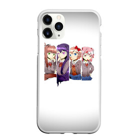 Чехол для iPhone 11 Pro Max матовый с принтом Doki Doki Literature Club в Кировске, Силикон |  | anime | doki doki literature club | monika | natsuki | sayori | yuri | аниме | доки доки | доки доки литературный клуб | моника | нацуки | саёри | юри