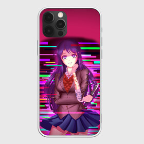 Чехол для iPhone 12 Pro Max с принтом Literature Club Юри (Yuri) в Кировске, Силикон |  | Тематика изображения на принте: anime | doki doki literature club | monika | natsuki | sayori | yuri | аниме | доки доки | доки доки литературный клуб | моника | нацуки | саёри | юри