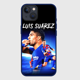 Чехол для iPhone 13 с принтом LUIS SUAREZ   ЛУИС СУАРЕС в Кировске,  |  | Тематика изображения на принте: barcelona | football | luis suarez | sport | uefa | барселона | луис суарес | спорт | уефа. | футбол