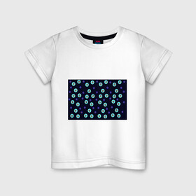Детская футболка хлопок с принтом Рыбки в Кировске, 100% хлопок | круглый вырез горловины, полуприлегающий силуэт, длина до линии бедер | море | морские жители | подводный мир | рыбалка | рыбы