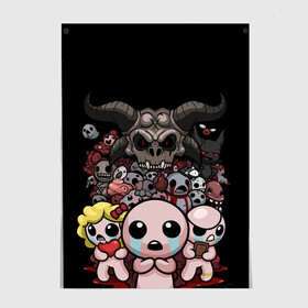 Постер с принтом The Binding of isaac bosses в Кировске, 100% бумага
 | бумага, плотность 150 мг. Матовая, но за счет высокого коэффициента гладкости имеет небольшой блеск и дает на свету блики, но в отличии от глянцевой бумаги не покрыта лаком | binding | cain | dark one | isaac | magdalene | megasatan | monsters | исаак | каин | магдалина | монстры | тёмный