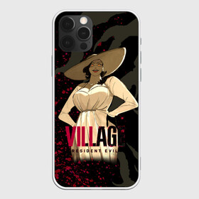 Чехол для iPhone 12 Pro с принтом Resident Evil Village Blood в Кировске, силикон | область печати: задняя сторона чехла, без боковых панелей | 8 | blood | dimitresku | games | horror | new | resident evil | umbrella | vampire | village | вампир | деревня | димитреску | игра | кровь | лого | надпись | обитель зла | резидент | хоррор | щупальца | эвил