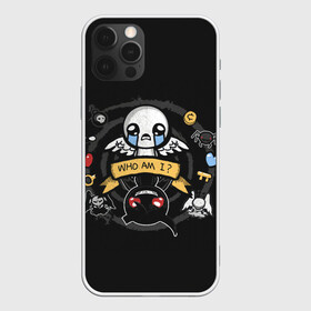 Чехол для iPhone 12 Pro Max с принтом Who am i в Кировске, Силикон |  | binding | game | games | hell | isaac | the binding of isaac | ад | жертвоприношение исаака | игра | игры | исаак