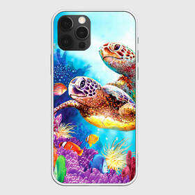 Чехол для iPhone 12 Pro Max с принтом Морские черепахи в Кировске, Силикон |  | коралловые | море | морские | океан | подводный мир | рифы | рыбки | рыбы | черепахи