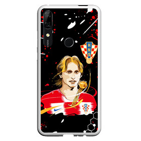 Чехол для Honor P Smart Z с принтом ЛУКА МОДРИЧ LUKA MODRIC в Кировске, Силикон | Область печати: задняя сторона чехла, без боковых панелей | Тематика изображения на принте: football | luka modric | real madrid. | sport | лука модрич | реал мадрид | сборная хорватии | спорт | футбол