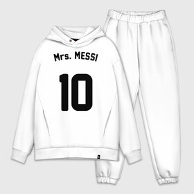 Мужской костюм хлопок OVERSIZE с принтом Mrs. MESSI 10 в Кировске,  |  | Тематика изображения на принте: argentina | barca | barcelona | fc barcelona | lionel messi | spain | sport | uefa | аргентина | барса | барселона | золотой мяч | игрок | испания | камп ноу | лео месси | лионель месси | мяч | спорт | тренер | уефа 