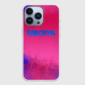 Чехол для iPhone 13 Pro с принтом Far Cry 6 в Кировске,  |  | far cry 6 | дым | игра | лого | надпись | частицы