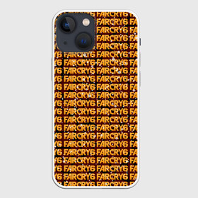 Чехол для iPhone 13 mini с принтом Far Cry 6 в Кировске,  |  | far cry 6 | игра | лого | надпись | текстура | частицы