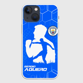 Чехол для iPhone 13 mini с принтом СЕРХИО АГУЭРО   МАНЧЕСТЕР СИТИ в Кировске,  |  | football | manchester city | sergio leonel aguero del castillo | sport | манчестер сити | сборная аргентины. | спорт | футбол