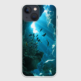 Чехол для iPhone 13 mini с принтом Коралловые рыбки в Кировске,  |  | коралловые | кораллы | море | морские обитатели | океан | подводный мир | рыбки