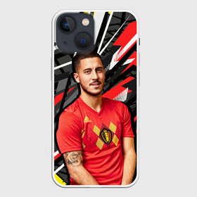 Чехол для iPhone 13 mini с принтом Эден Азар в Кировске,  |  | eden hazard | бельгия | игра | полузащитник | реал | футбол | эден азар