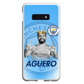 Чехол для Samsung S10E с принтом СЕРХИО АГУЭРО SERGIO AGUERO в Кировске, Силикон | Область печати: задняя сторона чехла, без боковых панелей | football | manchester city | sergio leonel aguero del castillo | sport | манчестер сити | сборная аргентины. | спорт | футбол