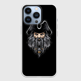 Чехол для iPhone 13 Pro с принтом Морской Капитан Чёрная Борода в Кировске,  |  | Тематика изображения на принте: грабитель | злодей | капитан | пират | пираты | разбойник