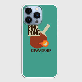 Чехол для iPhone 13 Pro с принтом ping pong в Кировске,  |  | Тематика изображения на принте: ping pong | sport | tennis | настольный теннис | пинг понг | ракетка | спорт | теннис