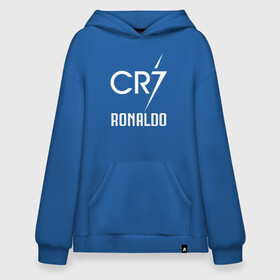 Худи SuperOversize хлопок с принтом CR7 Cristiano Ronaldo logo в Кировске, 70% хлопок, 30% полиэстер, мягкий начес внутри | карман-кенгуру, эластичная резинка на манжетах и по нижней кромке, двухслойный капюшон
 | 7 | champion | cr7 | cristiano ronaldo | fifa | football | football club | juventus | soccer | uefa | игра | криштиану роналду | лига чемпионов | реал мадрид | сборная португалии | спорт | уефа | фифа | фк | футбол | футболь