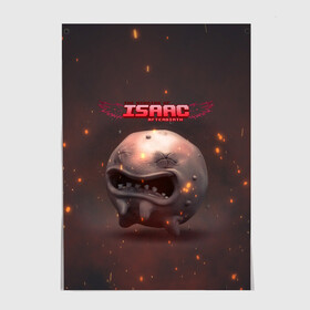 Постер с принтом The Binding of Isaac | Жертвоприношение Исаака (Z) в Кировске, 100% бумага
 | бумага, плотность 150 мг. Матовая, но за счет высокого коэффициента гладкости имеет небольшой блеск и дает на свету блики, но в отличии от глянцевой бумаги не покрыта лаком | binding isaac | binding of isaac | the binding of isaac | голос бога | жертвоприношение исаака | исаак | компьютерная игра | маленький исаак