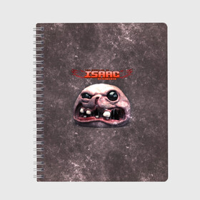 Тетрадь с принтом The Binding of Isaac | ГОЛОВА (Z) в Кировске, 100% бумага | 48 листов, плотность листов — 60 г/м2, плотность картонной обложки — 250 г/м2. Листы скреплены сбоку удобной пружинной спиралью. Уголки страниц и обложки скругленные. Цвет линий — светло-серый
 | binding isaac | binding of isaac | the binding of isaac | голос бога | жертвоприношение исаака | исаак | компьютерная игра | маленький исаак