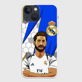 Чехол для iPhone 13 mini с принтом СЕРХИО РАМОС   РЕАЛ МАДРИД в Кировске,  |  | football | real madrid | sergio ramos | sport | uefa | реал мадрид | сборная испании. | серхио рамос | спорт | уефа | футбол