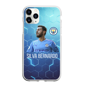 Чехол для iPhone 11 Pro матовый с принтом Silva Bernardo Манчестер Сити в Кировске, Силикон |  | manchester city | бернарду силва | манчестер сити | сборная португалии | футбол | футболист