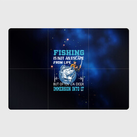 Магнитный плакат 3Х2 с принтом FISHING PLANET Рыбалка в Кировске, Полимерный материал с магнитным слоем | 6 деталей размером 9*9 см | Тематика изображения на принте: fish | карп | лето | отдых | поклев | рыба | рыбалка | рыболов | спиннинг | удилище | удочка