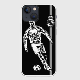 Чехол для iPhone 13 mini с принтом Криштиану Роналду в Кировске,  |  | cristiano ronaldo | fc real madrid | криштиану роналду | фк реал мадрид | футбол | футболист