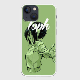 Чехол для iPhone 13 mini с принтом Toph в Кировске,  |  | Тематика изображения на принте: aang | appa | avatar | avatar the last airbender | azula | iroh | katara | momo | sokka | toph | zuko | аанг | аватар | аватар легенда об аанге | азула | дядя айро | зуко | катара | сокка | тоф