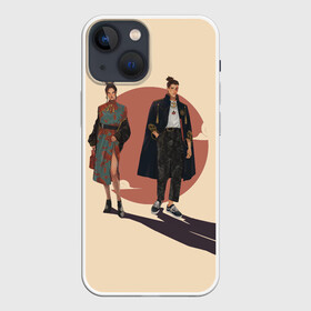 Чехол для iPhone 13 mini с принтом Катара и Сокка в Кировске,  |  | aang | appa | avatar | avatar the last airbender | azula | iroh | katara | momo | sokka | toph | zuko | аанг | аватар | аватар легенда об аанге | азула | дядя айро | зуко | катара | сокка | тоф