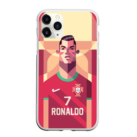 Чехол для iPhone 11 Pro матовый с принтом Криштиану Роналду в Кировске, Силикон |  | cristiano ronaldo | fc portugal | криштиану роналду | сборная | фк португалия | футбол