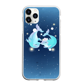 Чехол для iPhone 11 Pro матовый с принтом Два дельфина в Кировске, Силикон |  | Тематика изображения на принте: cute | dolphin | два дельфина | дельфин | дельфинами | милый | мир | подводный
