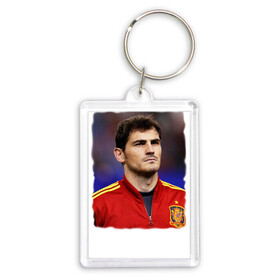 Брелок прямоугольный 35*50 с принтом Iker Casillas Икер Касильяс в Кировске,  |  | iker casillas | известные личности | икер касильяс | испания | мужчинам | сборная испании | спорт | спортсмены | футбол | футболист | хобби