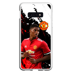 Чехол для Samsung S10E с принтом Manchester United: Рашфорд. в Кировске, Силикон | Область печати: задняя сторона чехла, без боковых панелей | fc | fcmu | football | football club | manchester united | marcus rashford | red devils | sport | красные дьяволы | манчестер юнайтед | маркус рашфорд | спорт | фк | фкмю | футбол | футбольный клуб