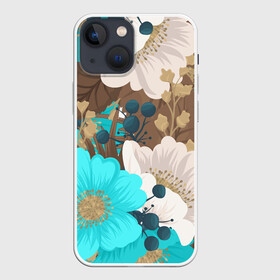 Чехол для iPhone 13 mini с принтом Красивые цвеТы в Кировске,  |  | абстракция | арт | красивое | лучшее | тренды | цветы