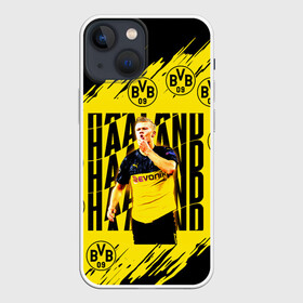 Чехол для iPhone 13 mini с принтом ЭРЛИНГ ХОЛАНД   ERLING HAALAND в Кировске,  |  | borussia | erling braut haaland | football | sport | uefa | боруссия | сборная норвегии. | спорт | уефа | футбол | эрлинг холанд