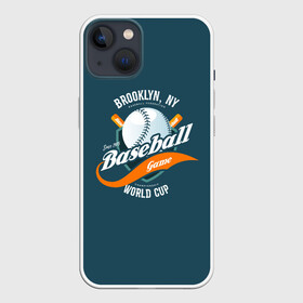 Чехол для iPhone 13 с принтом Бейсбол в Кировске,  |  | a game | ball | baseball | baseball championship | baseball club | baseball league | bat | competition | sport | team | бейсбол | бейсбольная бита | бейсбольная лига | бейсбольный клуб | бита | игра | мяч | соревнования | спорт | чемпионат по бе