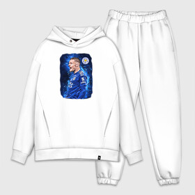 Мужской костюм хлопок OVERSIZE с принтом Джейми Варди   Jamie Vardy в Кировске,  |  | football | jamie vardy | king power | lester city | sport | англия | британия | джейми варди | известные личности | лестер сити | мужчинам | спорт | спортсмены | футбол | футболист | хобби | эмоции