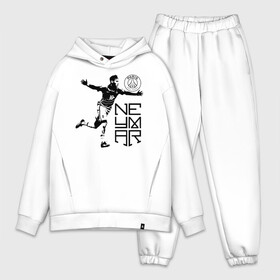 Мужской костюм хлопок OVERSIZE с принтом NEYMAR Paris Saint Germain в Кировске,  |  | brazil | champions | fifa | junior | neymar | neymar jr | paris saint germain | psg | uefa | бразилия | джуниор | младший | наймар | неймар | пари сен жермен | петух | псж | сборная бразилии | уефа | фифа | футбик | футбол 