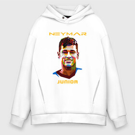 Мужское худи Oversize хлопок с принтом Neymar Junior в Кировске, френч-терри — 70% хлопок, 30% полиэстер. Мягкий теплый начес внутри —100% хлопок | боковые карманы, эластичные манжеты и нижняя кромка, капюшон на магнитной кнопке | brasil | brazil | football | france | neymar | psg | sport | бразилия | гол | кубок | мяч | неймар | псж | спорт | франция | футбол | футболист | чемпион