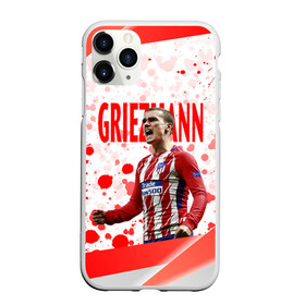 Чехол для iPhone 11 Pro матовый с принтом Антуан Гризманн | Antoine Griezmann (+спина) (Z) в Кировске, Силикон |  | Тематика изображения на принте: antoine griezmann | антуан гризманн | атлетико | барса | барселона | гризман | реал сосьедад | сборная франции