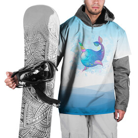 Накидка на куртку 3D с принтом Дельфин единорог в Кировске, 100% полиэстер |  | Тематика изображения на принте: cute | dolphin | unicorn | два дельфина | дельфин | дельфин в море | дельфинами | единорог | милый | мир | подводный