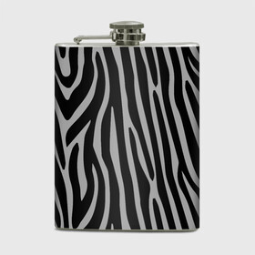 Фляга с принтом Zebra Camouflage в Кировске, металлический корпус | емкость 0,22 л, размер 125 х 94 мм. Виниловая наклейка запечатывается полностью | Тематика изображения на принте: animal | blackandwhite | camouflage | stripes | zebra