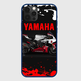 Чехол для iPhone 12 Pro с принтом YAMAHA [004] в Кировске, силикон | область печати: задняя сторона чехла, без боковых панелей | moto | yamaha | мотоцикл | ямана | ямаха