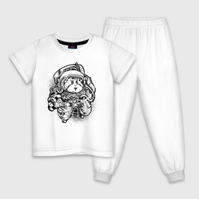 Детская пижама хлопок с принтом Хомяк космонавт в Кировске, 100% хлопок |  брюки и футболка прямого кроя, без карманов, на брюках мягкая резинка на поясе и по низу штанин
 | астронавт | астрономия | космонавты | космос | хомяк космонавт