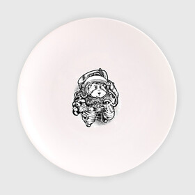 Тарелка с принтом Хомяк космонавт в Кировске, фарфор | диаметр - 210 мм
диаметр для нанесения принта - 120 мм | астронавт | астрономия | космонавты | космос | хомяк космонавт
