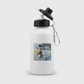 Бутылка спортивная с принтом Maradona Goal в Кировске, металл | емкость — 500 мл, в комплекте две пластиковые крышки и карабин для крепления | argentina | maradona | messi | sport | аргентина | гол | диего | марадона | месси | мяч | рука бога | спорт | футбол | чемпион