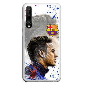 Чехол для Honor P30 с принтом НЕЙМАР / NEYMAR / БАРСЕЛОНА в Кировске, Силикон | Область печати: задняя сторона чехла, без боковых панелей | Тематика изображения на принте: barcelona. | football | neymar | paris saint germain football club | sport | uefa | барселона | неймар | неймар да силва сантос жуниор | пари сен жермен | псж | сборная бразилии | спорт | уефа | футбол